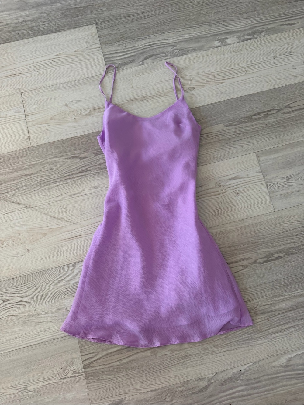 ASOS Lavender Slip Mini Dress